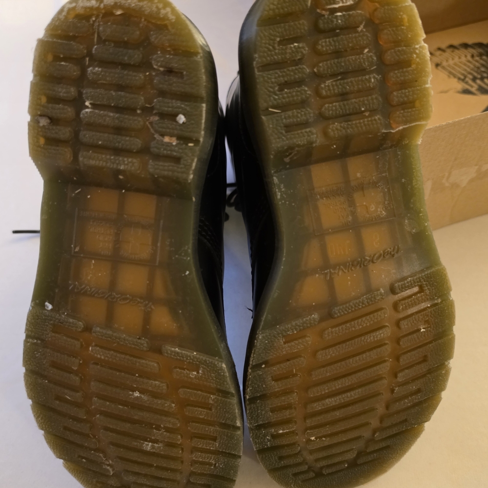Dr. Martens Black Leather Boots - Picture 4 of 7